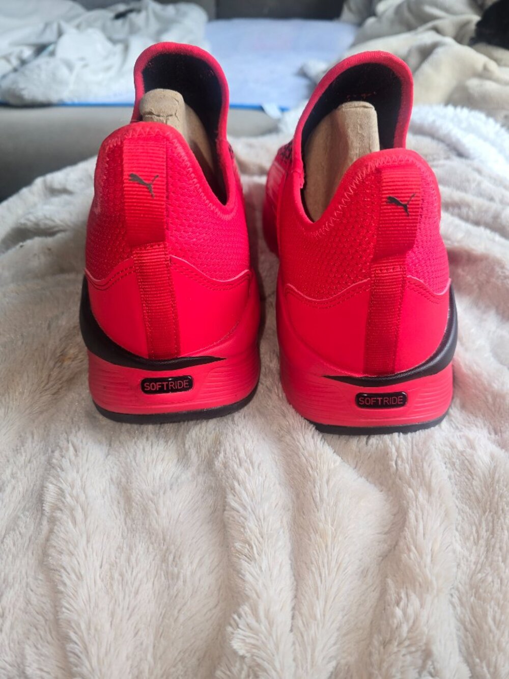 PUMA MENS RED SHOE SOFTRIDE PREMIER SLIP-ON WIDE - Picture 7 of 7